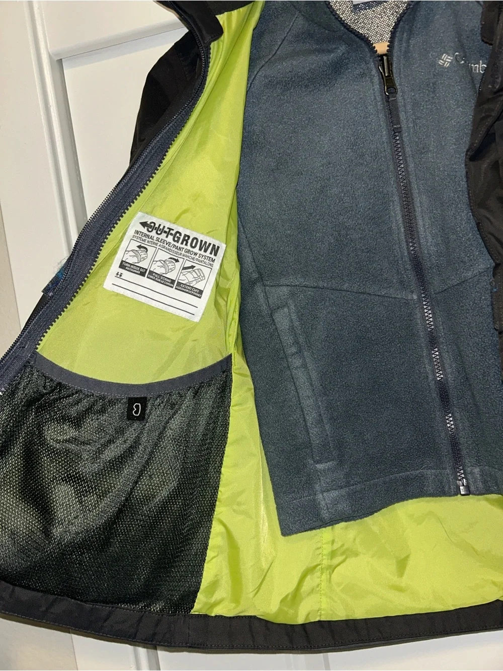 Columbia Interchange Boy's 2 In 1 Jacket Size
